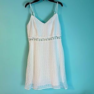 White dress. Size L 8/10.